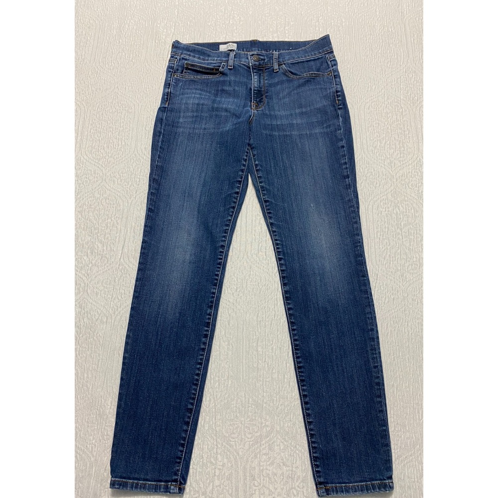 Gap 1969 Legging Jeans Womens Size 6 Blue Short Whiskered Skinny Denim 28x28